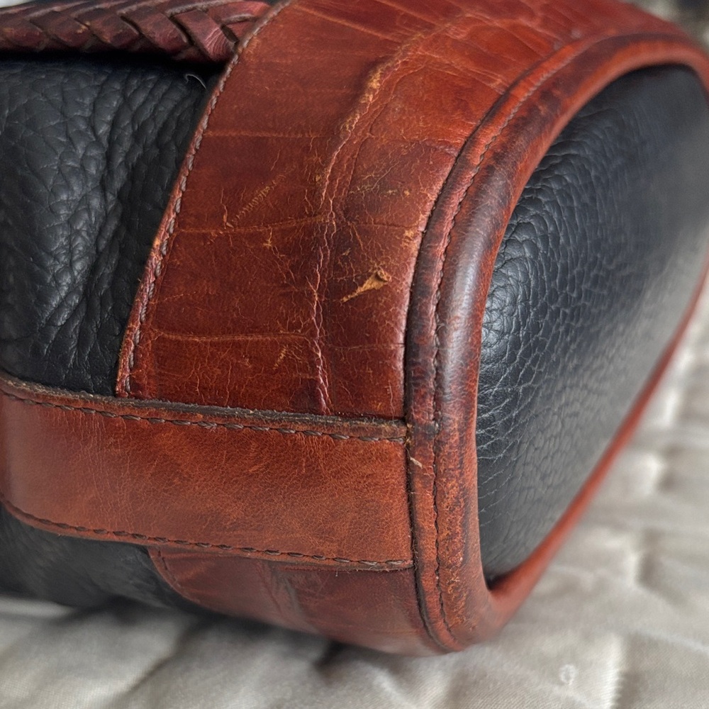 Brighton Black and Brown Textured Tote - Picture 5 of 14
